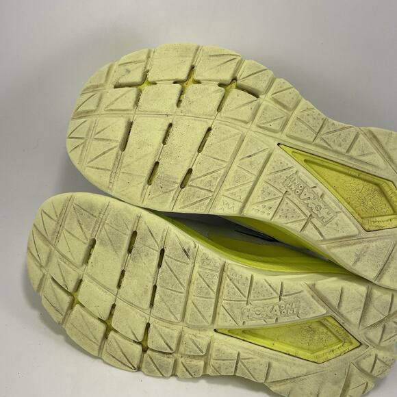Hoka One One Mach 4 Running Shoes Womens Size 6.5 B White Citrus Sneakers - Picture 10 of 11